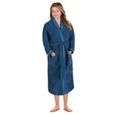 Turkish Cotton Terry Kimono Embroidered Super-Soft Unisex Bathrobe