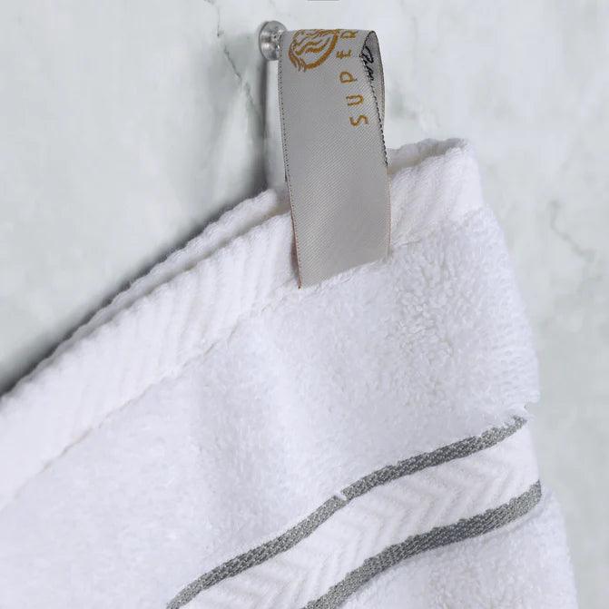 Turkish Cotton Ultra Plush Absorbent Solid 12-Piece Face Towel Set