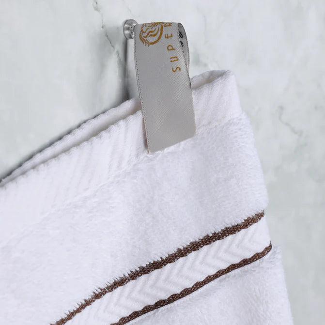 Turkish Cotton Ultra Plush Absorbent Solid 12-Piece Face Towel Set