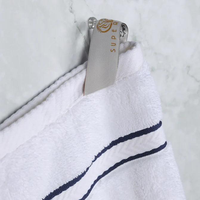 Turkish Cotton Ultra Plush Absorbent Solid 12-Piece Face Towel Set