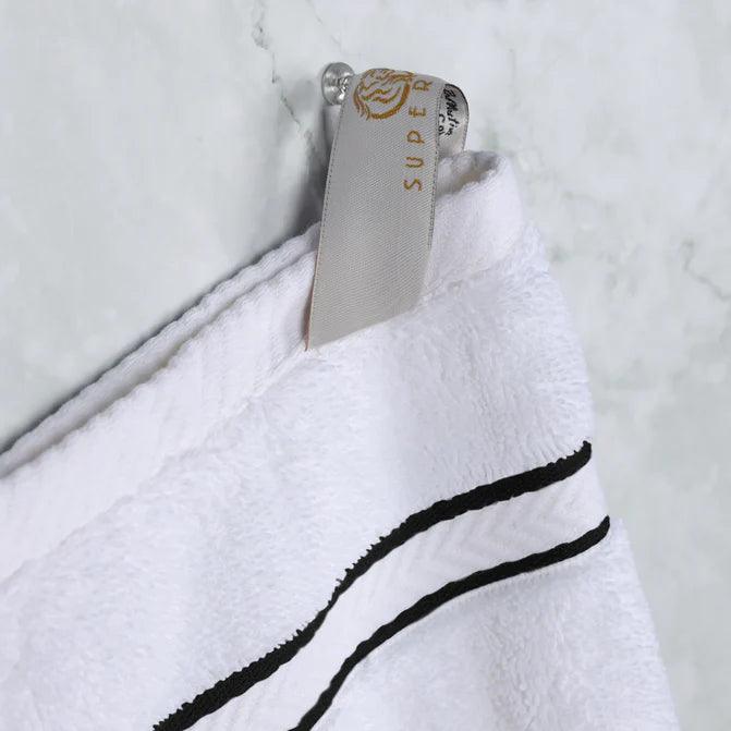 Turkish Cotton Ultra Plush Absorbent Solid 12-Piece Face Towel Set