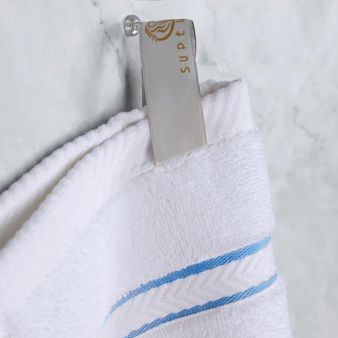 Ultra Plush Turkish Cotton Absorbent Solid 2 Piece Bath Sheet Set