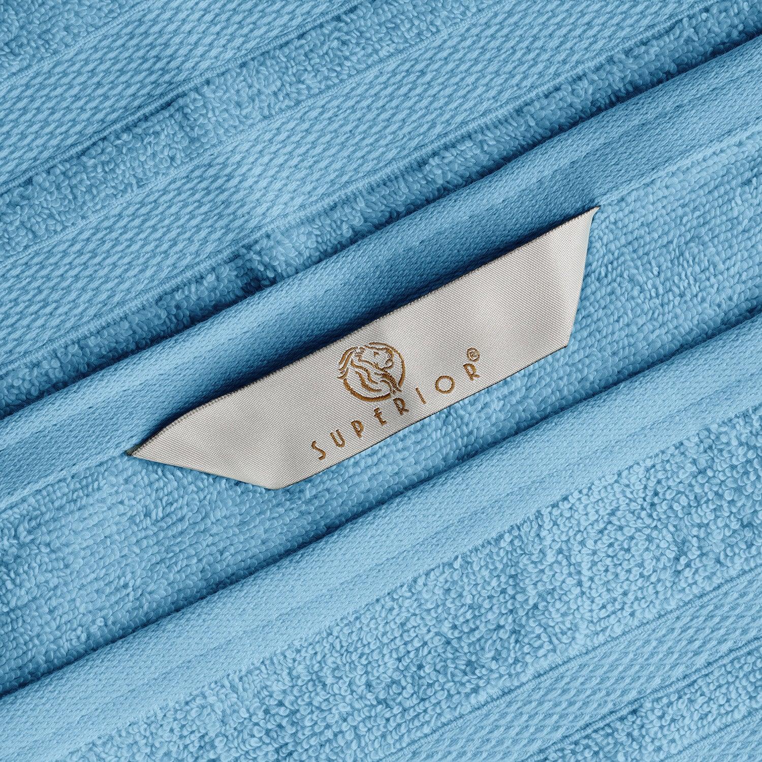 Ultra-Soft Cotton Absorbent Quick-Drying Solid Bath Sheet Set of 2