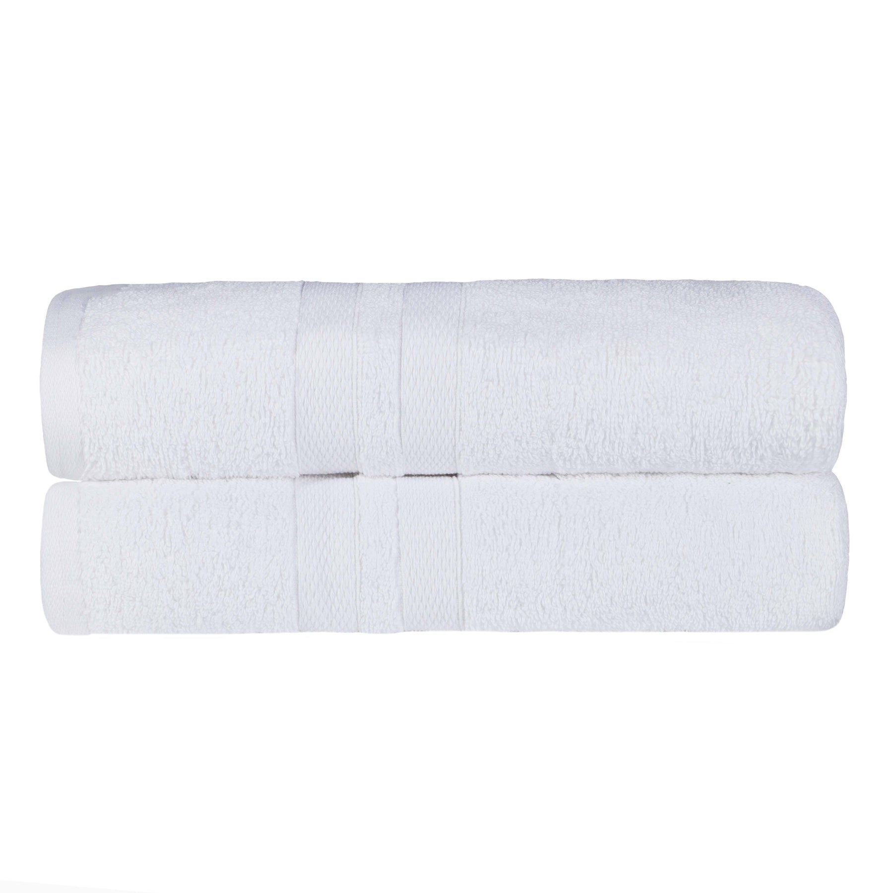 Ultra-Soft Cotton Solid Medium Weight Absorbent Bath Towel Set of 2