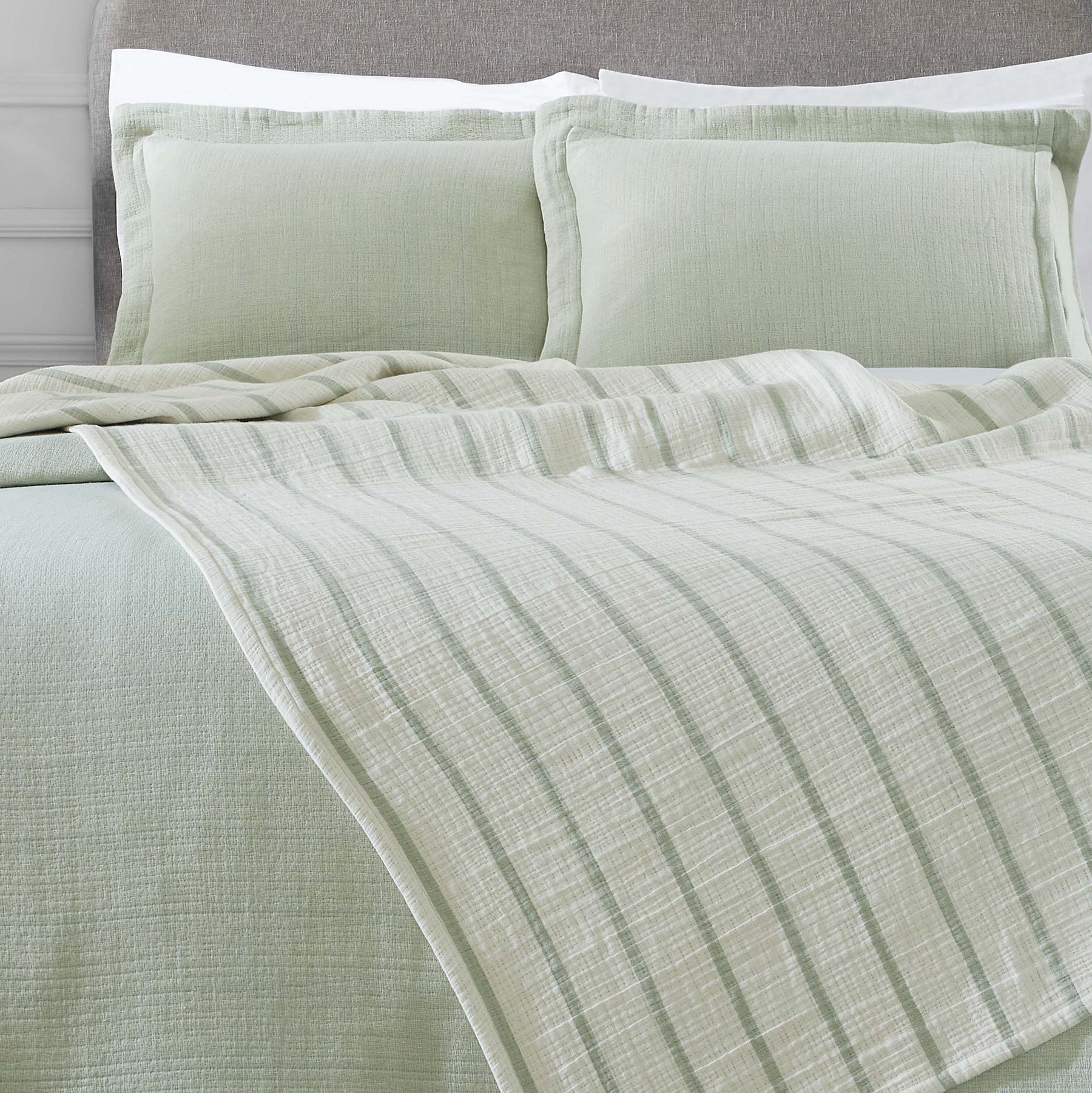 Valencia Cotton Reversible Medium Weight Matelasse Bedspread Set