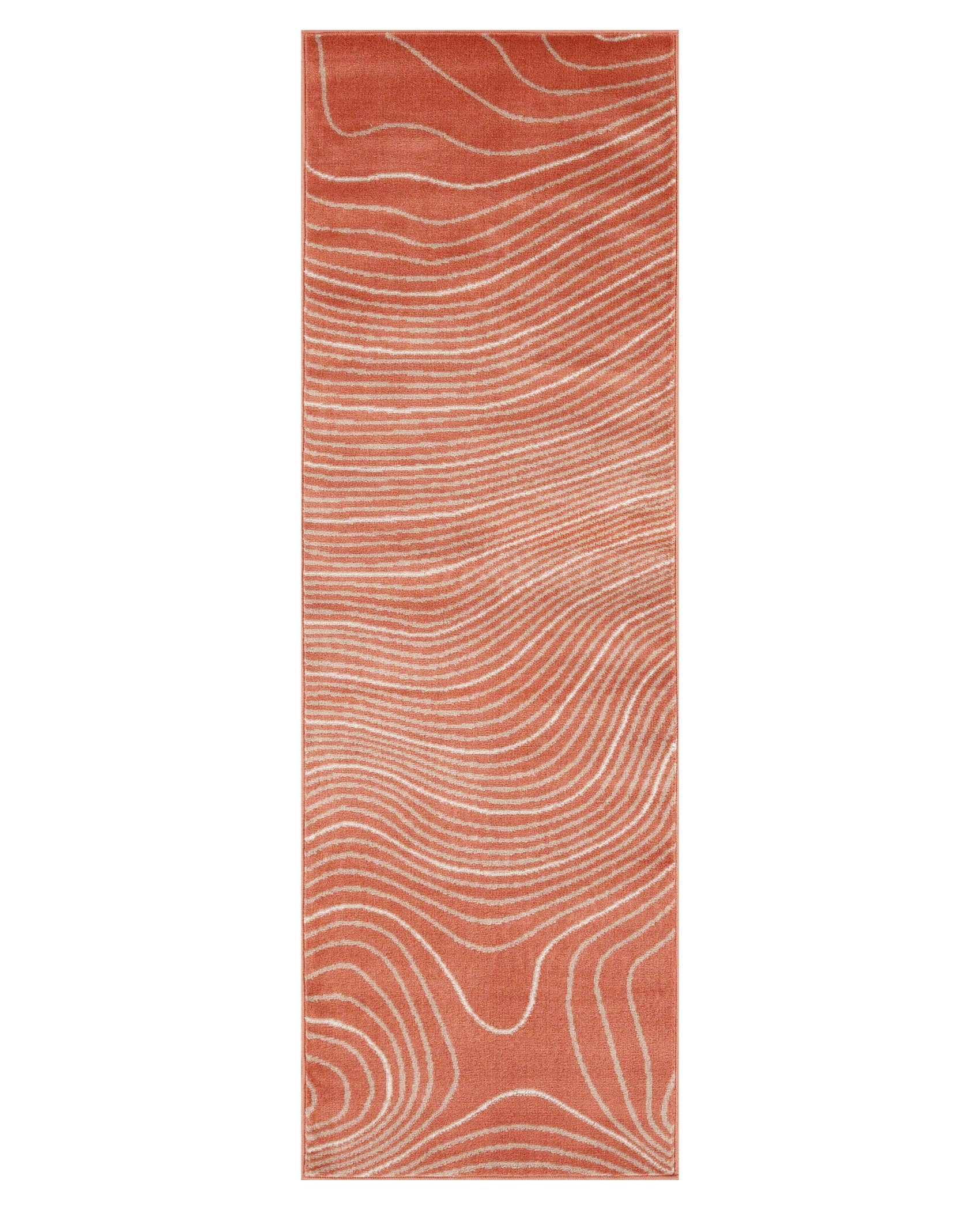 Veer Modern Abstract Wood Grain Indoor Area Rug Or Runner