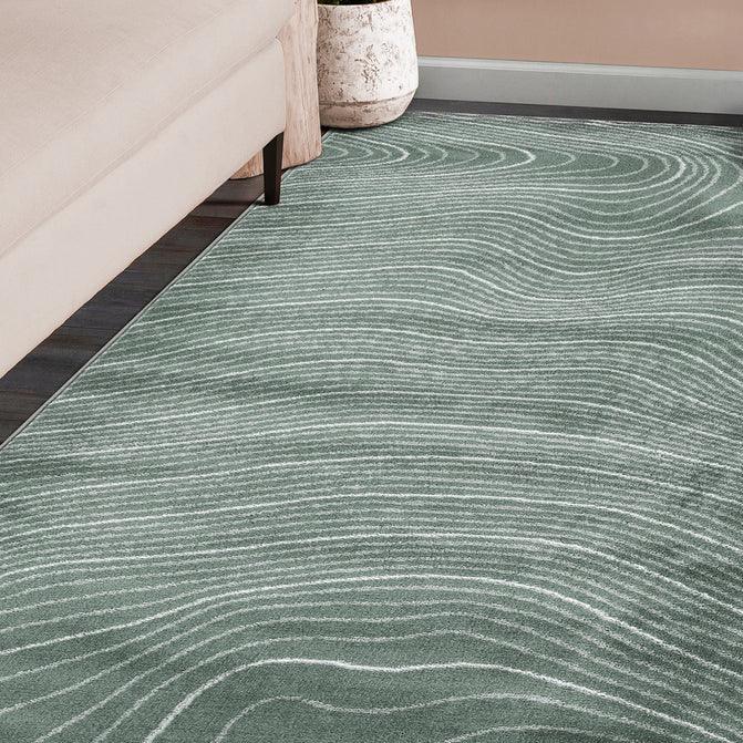 Veer Modern Abstract Wood Grain Indoor Area Rug Or Runner
