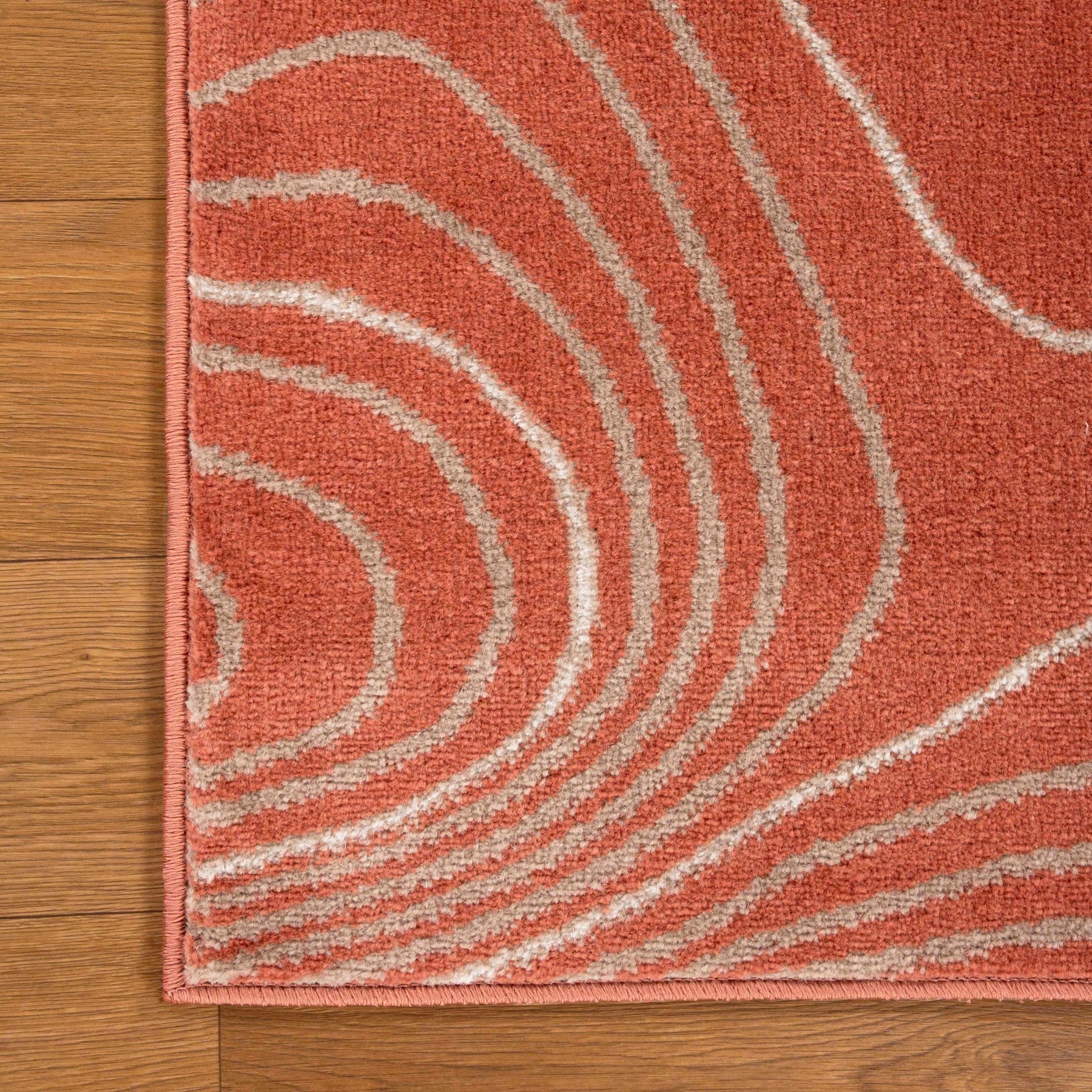 Veer Modern Abstract Wood Grain Indoor Area Rug Or Runner