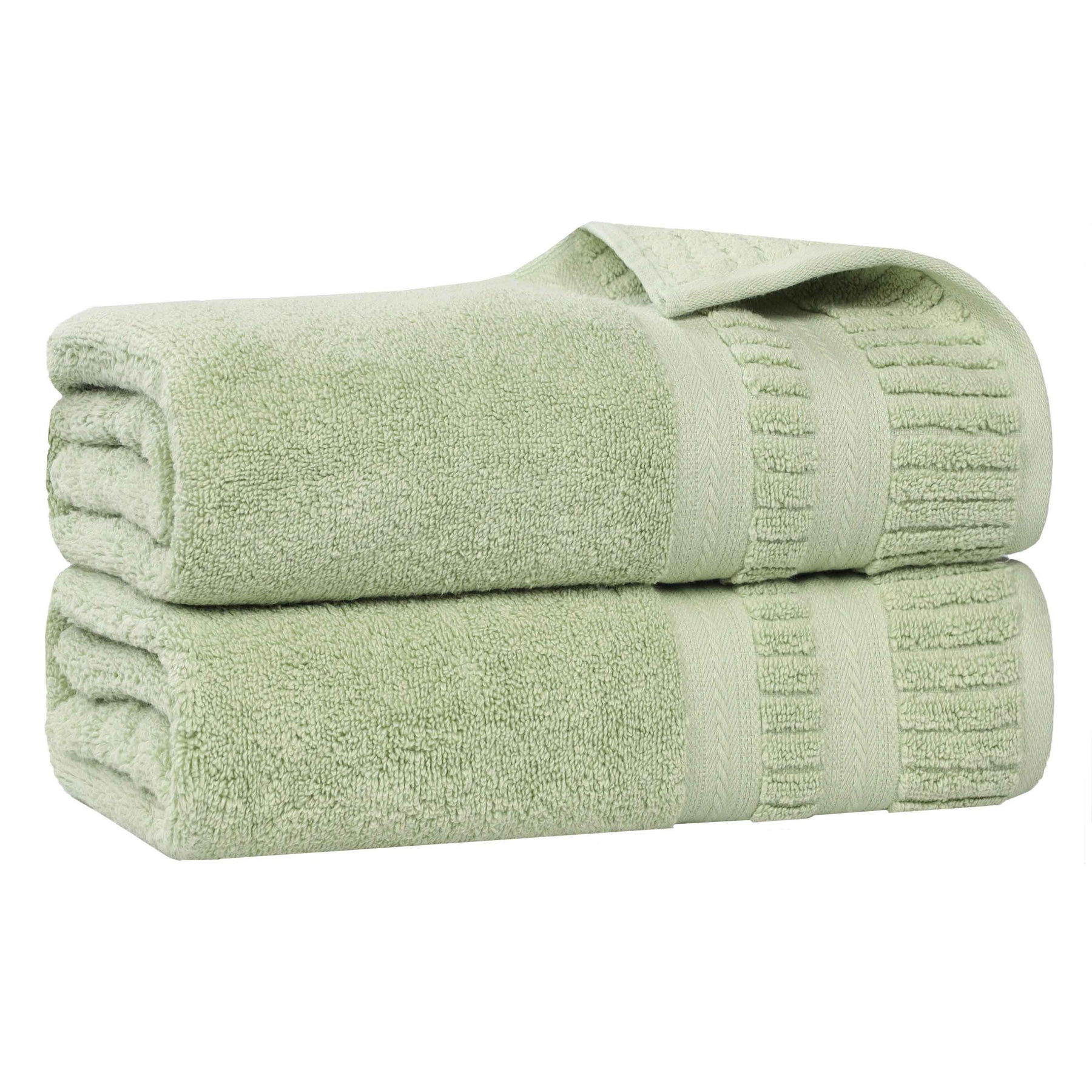 Venice Zero Twist Cotton Medium Weight Soft Bath Sheets, Set of 2