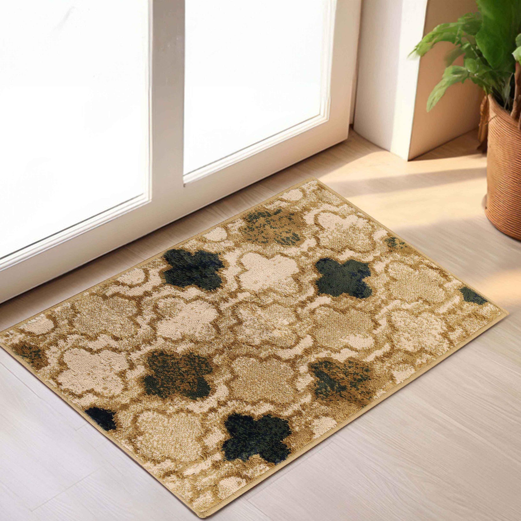 Viking Contemporary Geometric Trellis Indoor Area Rug or Runner