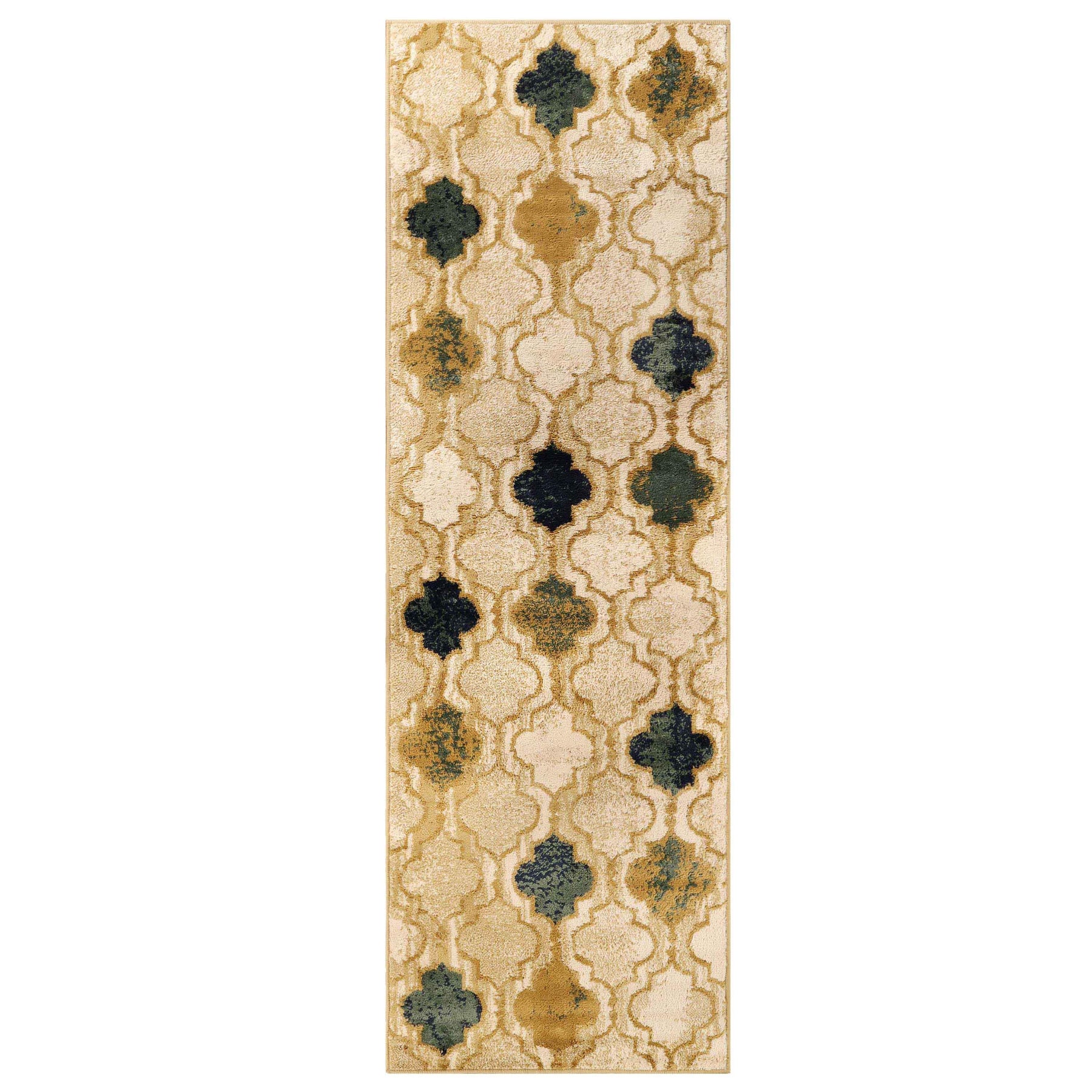 Viking Contemporary Geometric Trellis Indoor Area Rug or Runner