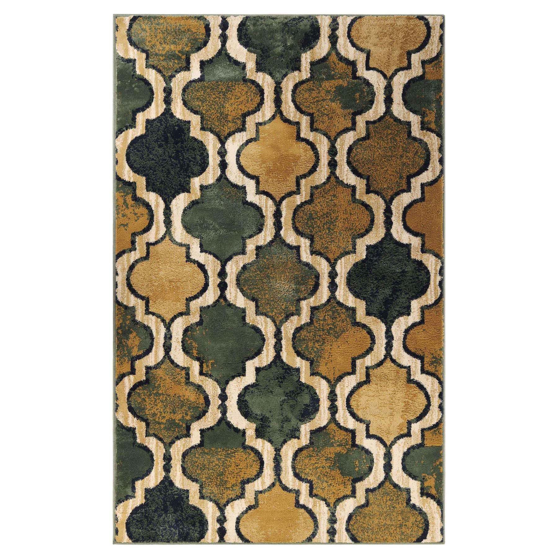 Viking Contemporary Geometric Trellis Indoor Area Rug or Runner