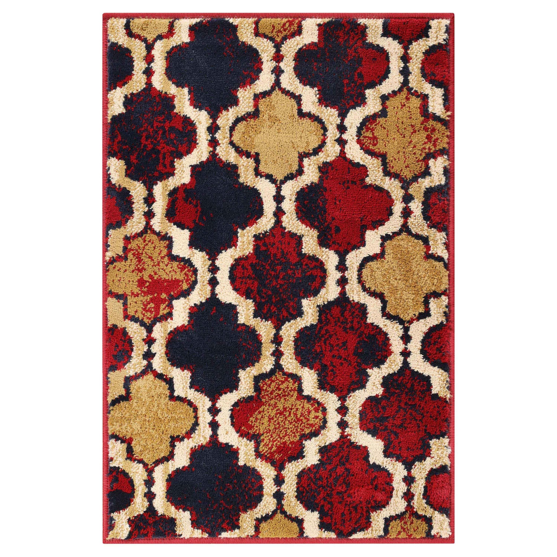 Viking Contemporary Geometric Trellis Indoor Area Rug or Runner
