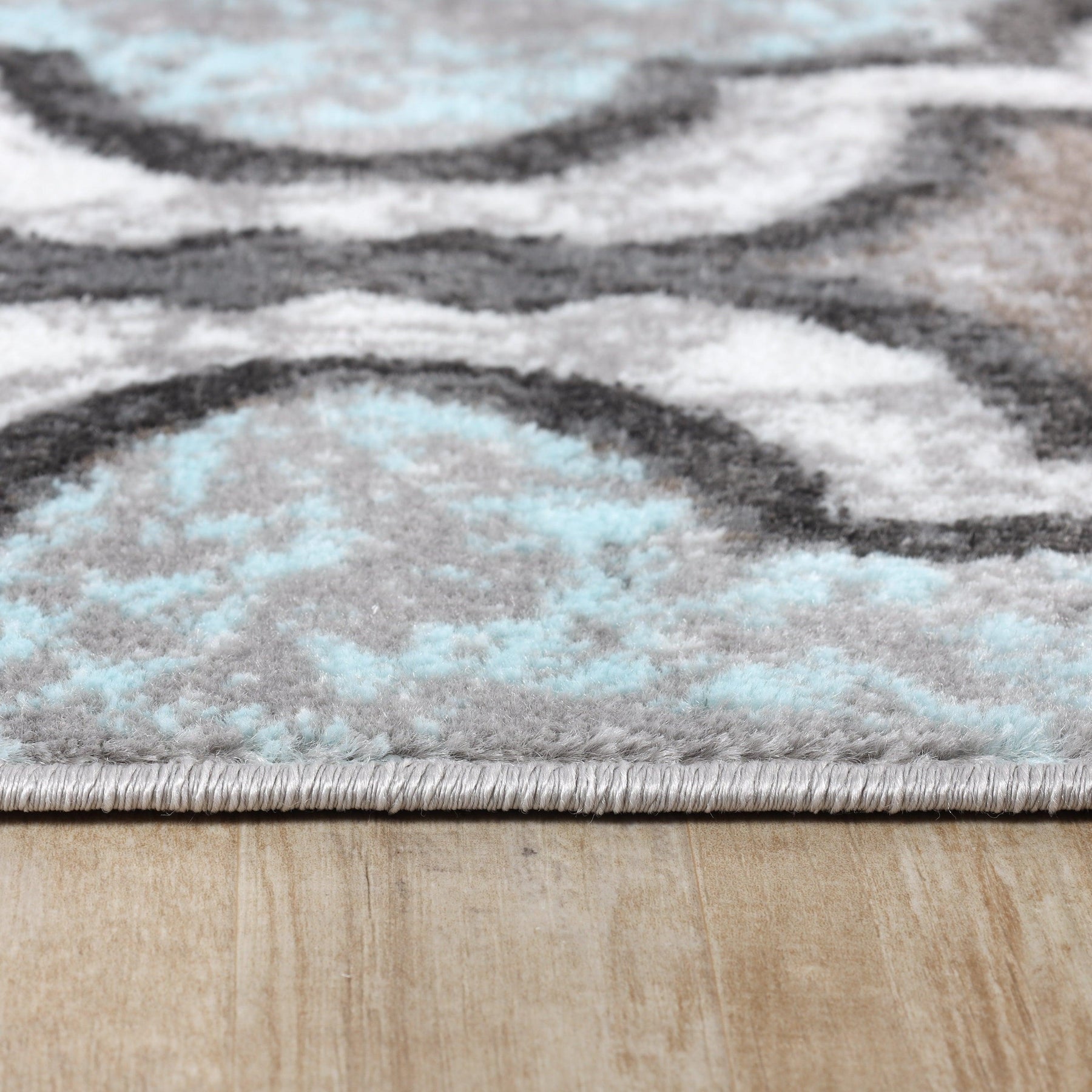 Viking Contemporary Geometric Trellis Indoor Area Rug or Runner