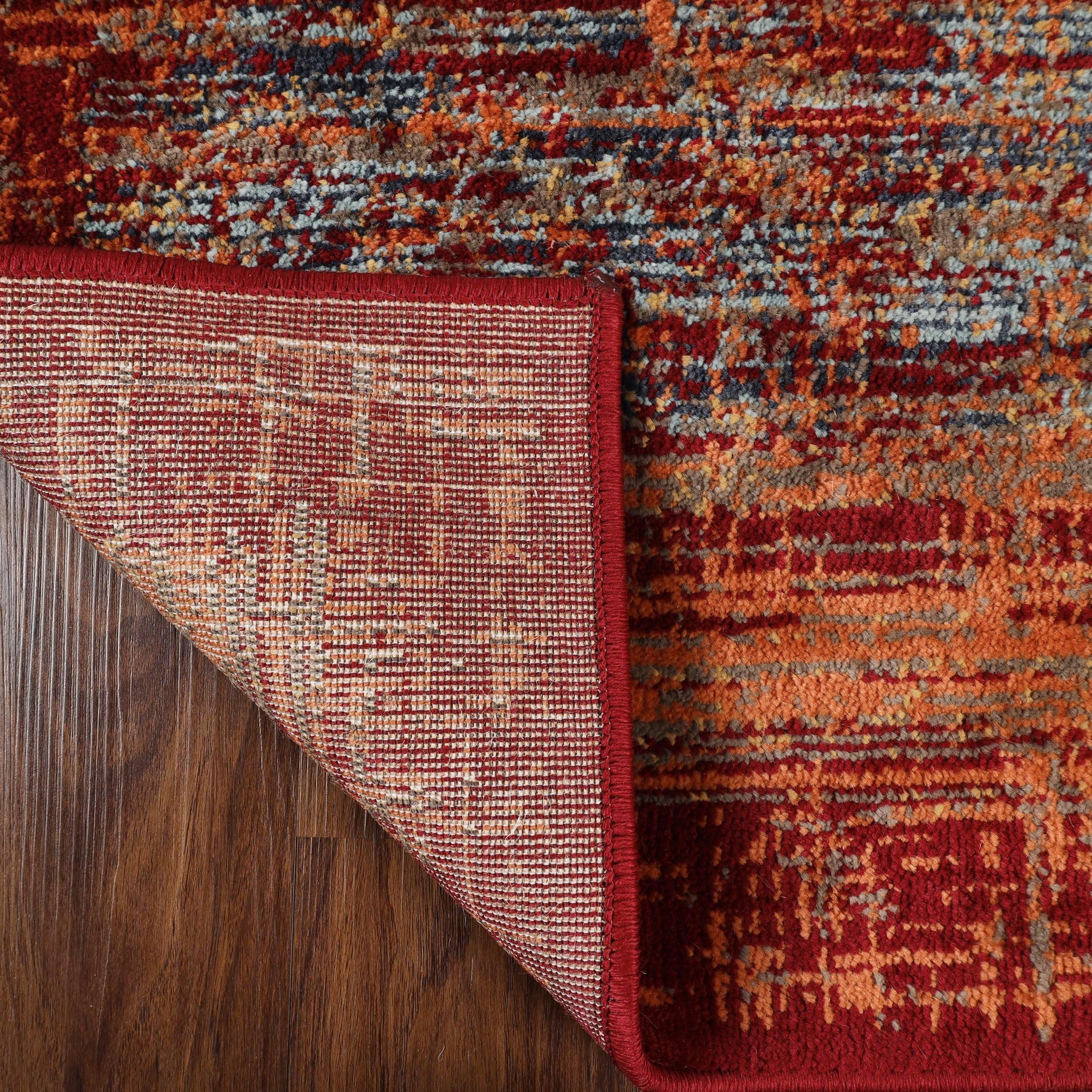 Vista Vintage Artistic Striped Lines Indoor Area Rug or Runner Rug