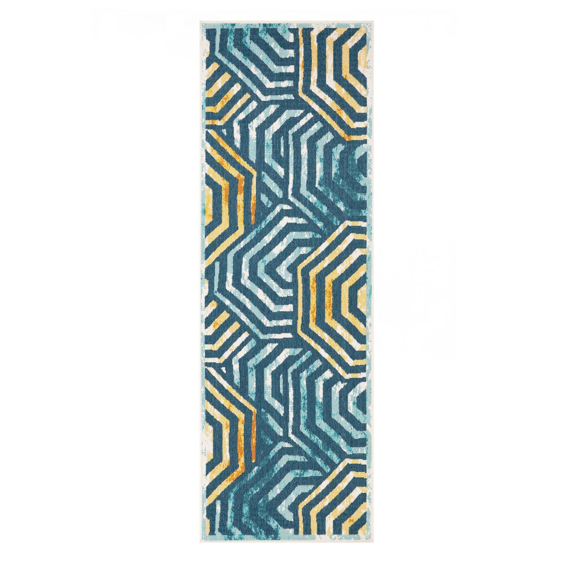 Waimea Geometric Coastal Rugs Indoor Outdoor Area Rug