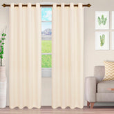 Westview Diamond Trellis Jacquard 2-Piece Grommet Curtain Panel Set