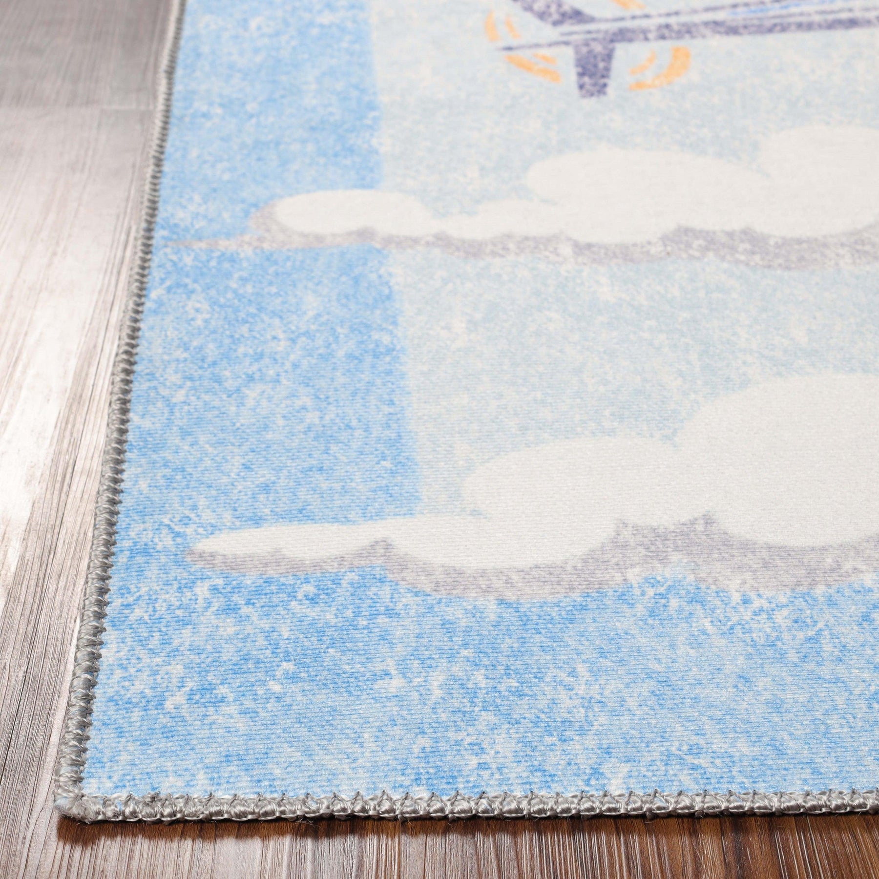 World Traveler Helicopter Kids Rug Indoor Large Area Rugs