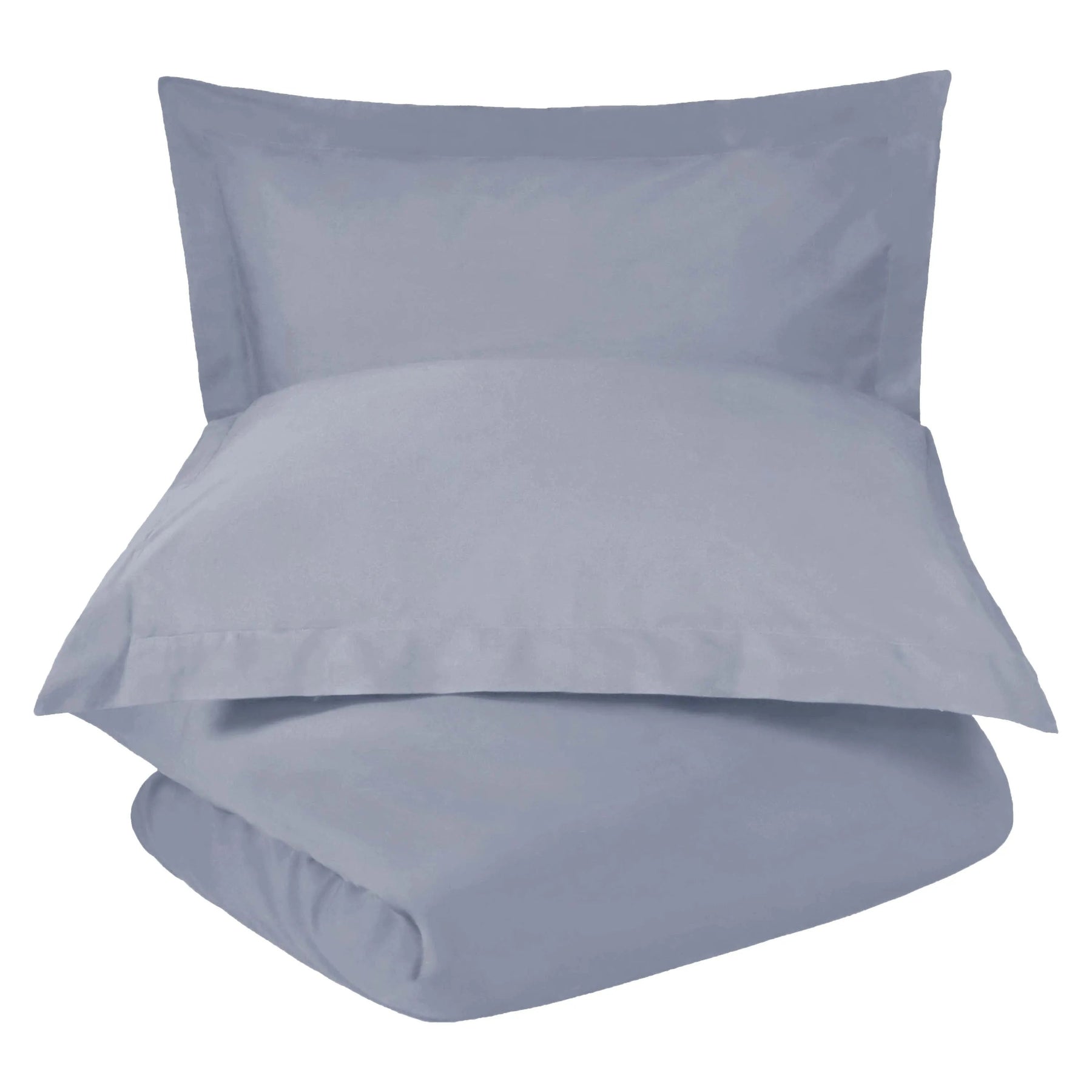 Wrinkle Resistant Cotton Blend Solid Duvet Cover Set