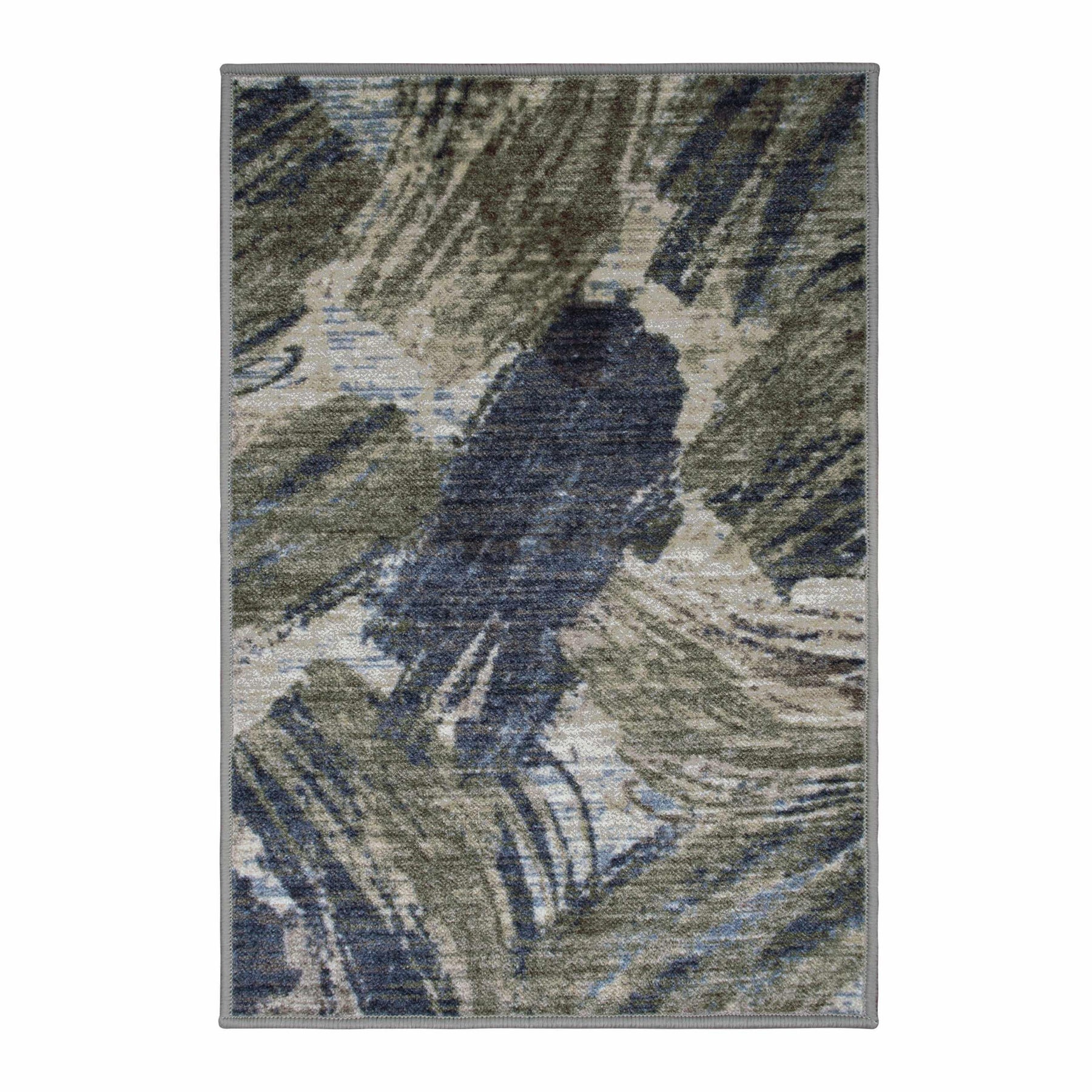 Xander Abstract Non-Slip Indoor Large Area Rugs or Runner Rug