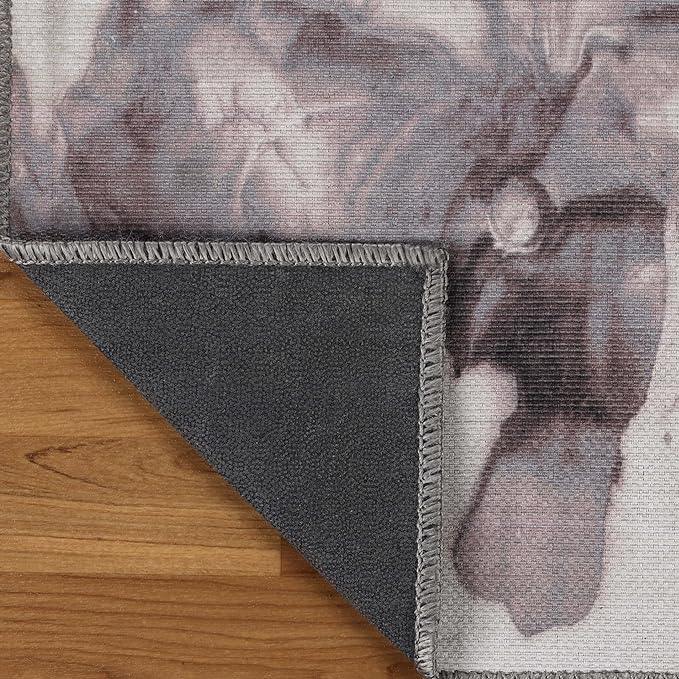 Yuma Abstract Marble Indoor Area Rugs or Runner Rug