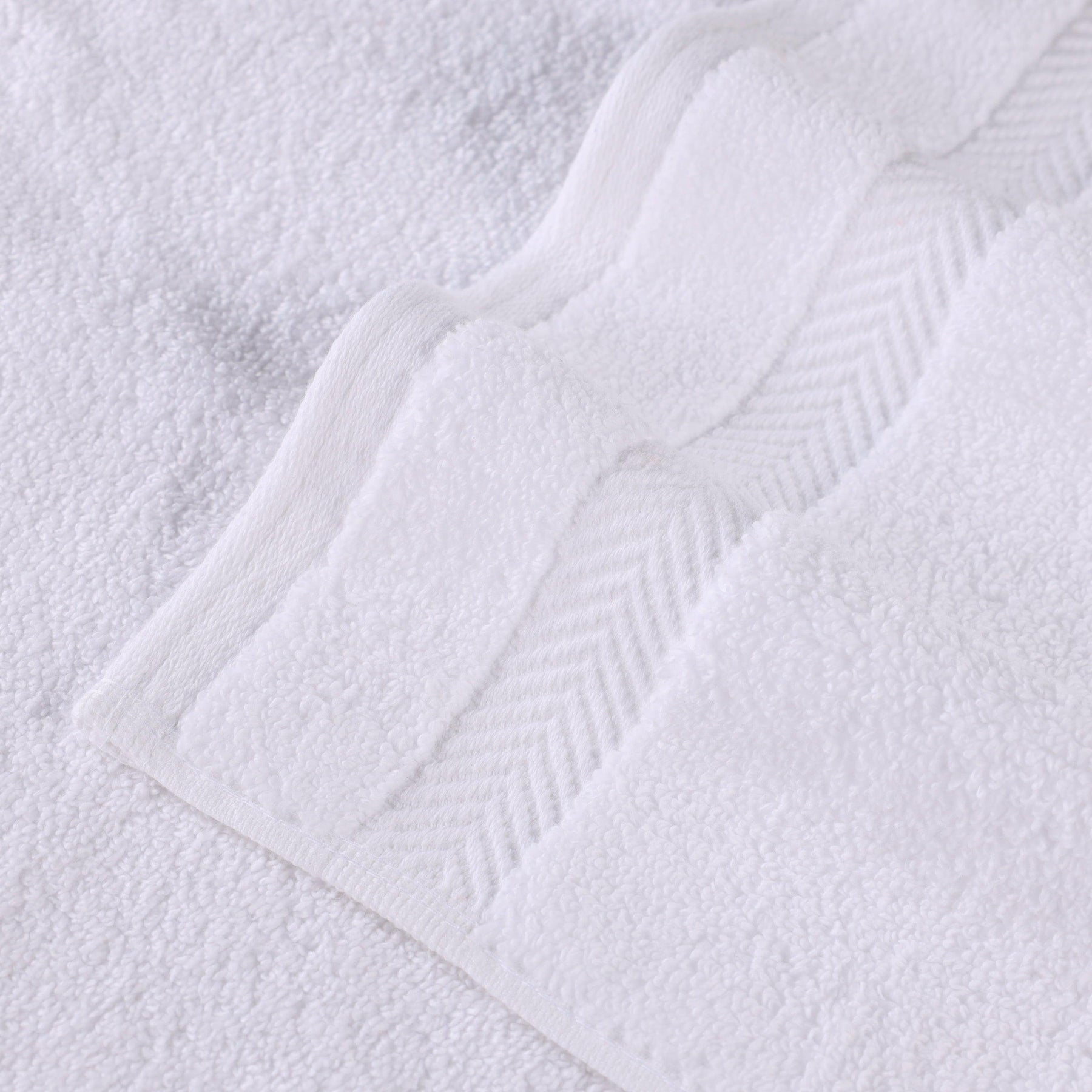 Zero Twist Cotton Solid Ultra-Soft Absorbent Hand Towel Set of 6