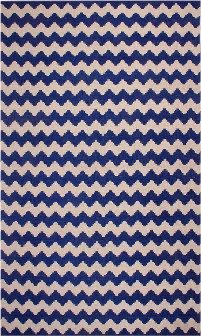 Zigzag Foldable Cotton Area Rug