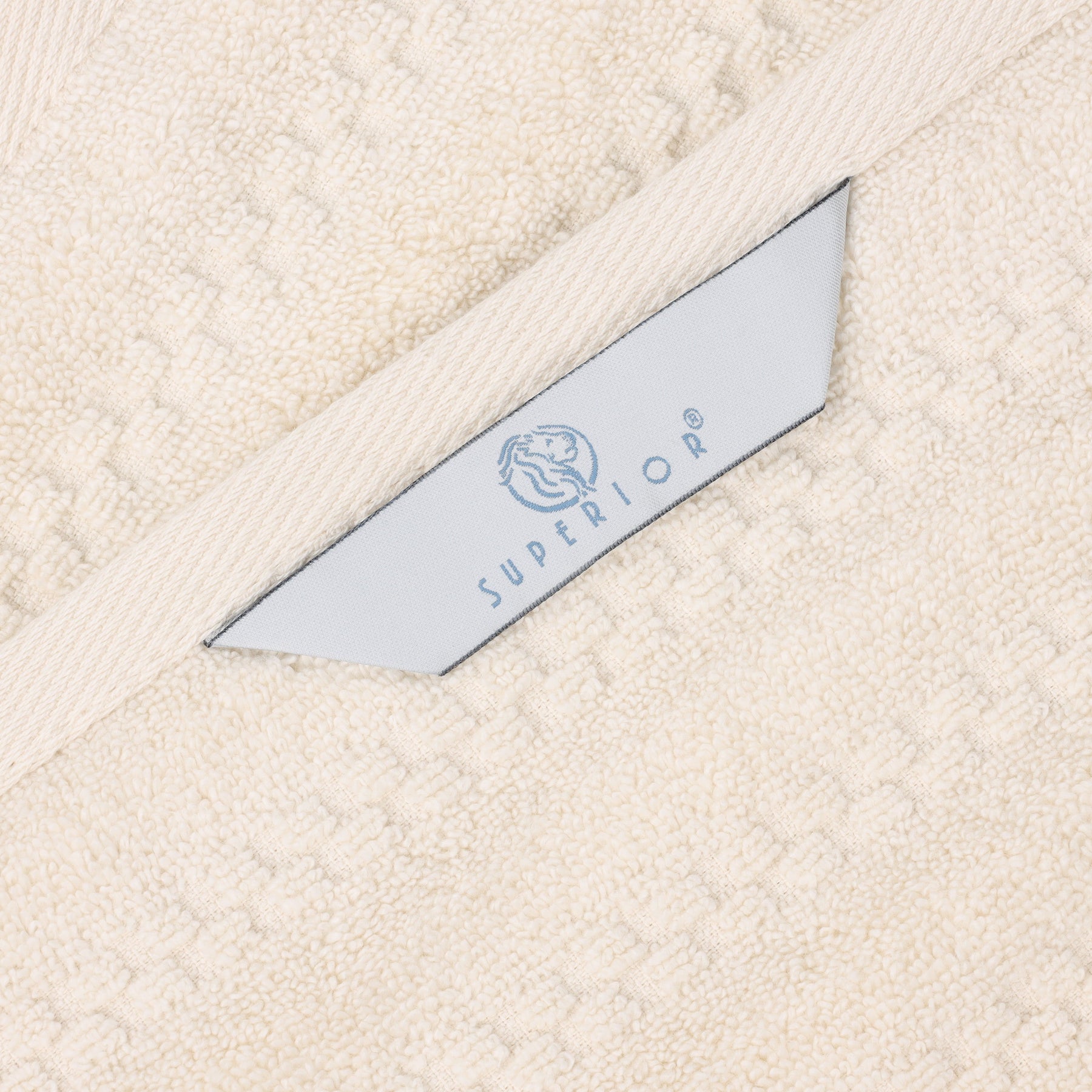 Zuma Zero Twist Cotton Waffle Textured Stripes Bath Sheets, Set of 2