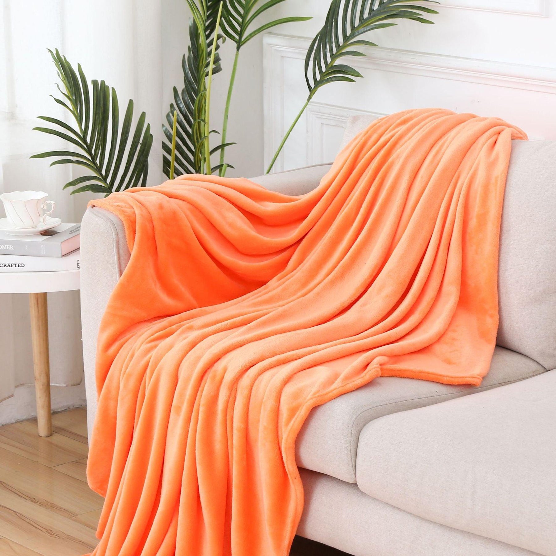 Fleece Throw Soft Fluffy Velvet Blanket - beddingbag.com