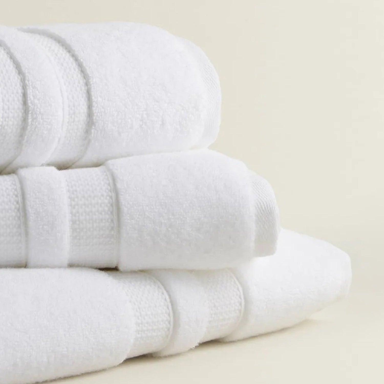 Cotton Bath Towel Pack of 2 - White - beddingbag.com
