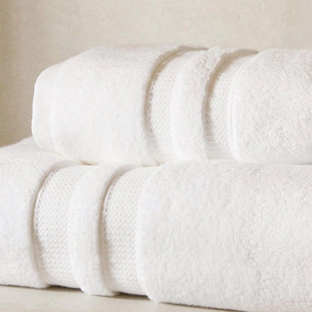 Cotton Bath Towel Pack of 2 - White - beddingbag.com