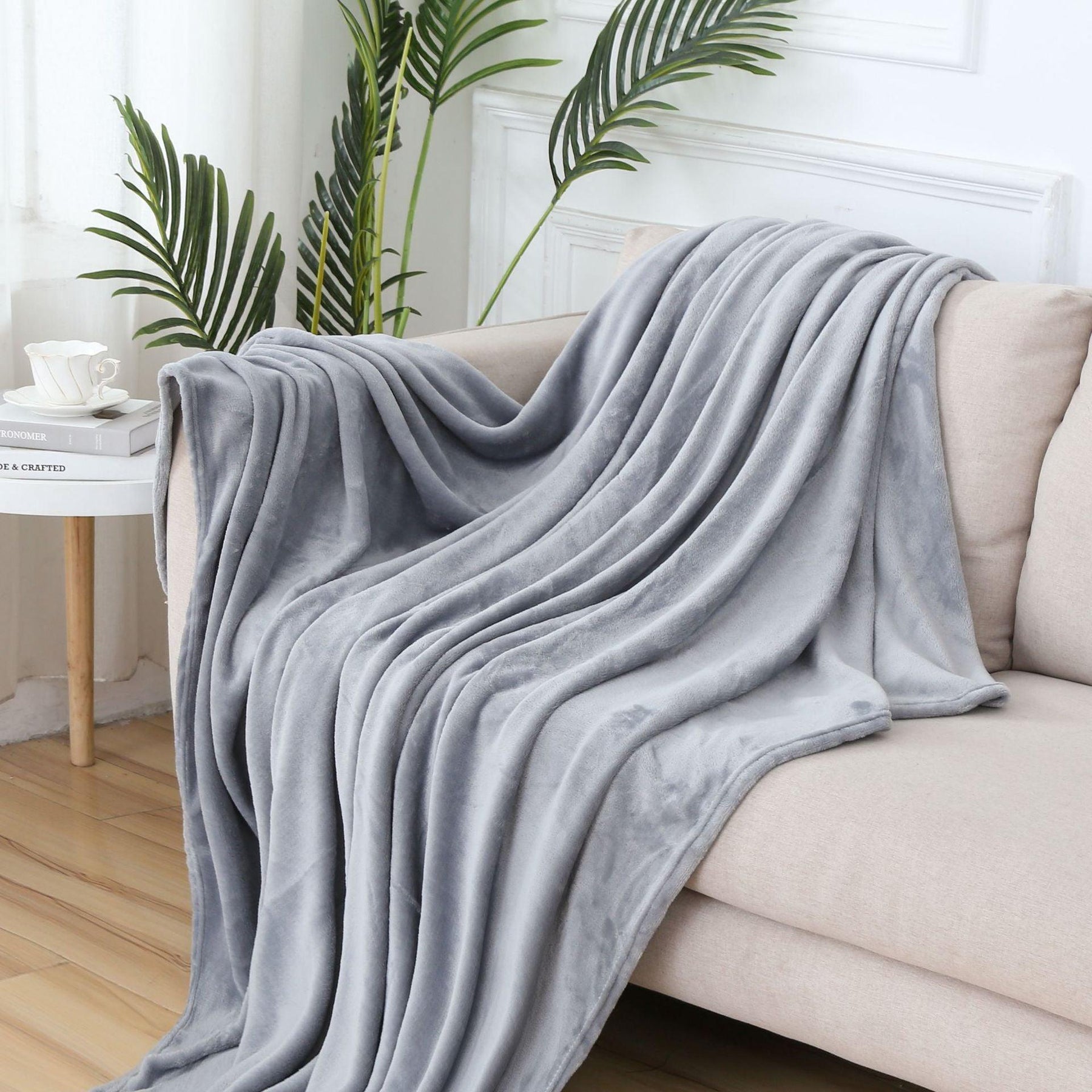 Fleece Throw Soft Fluffy Velvet Blanket - beddingbag.com