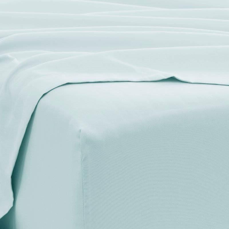 King Size Aqua 6 Piece Wrinkle Resistant Microfiber Polyester Sheet Set - beddingbag.com