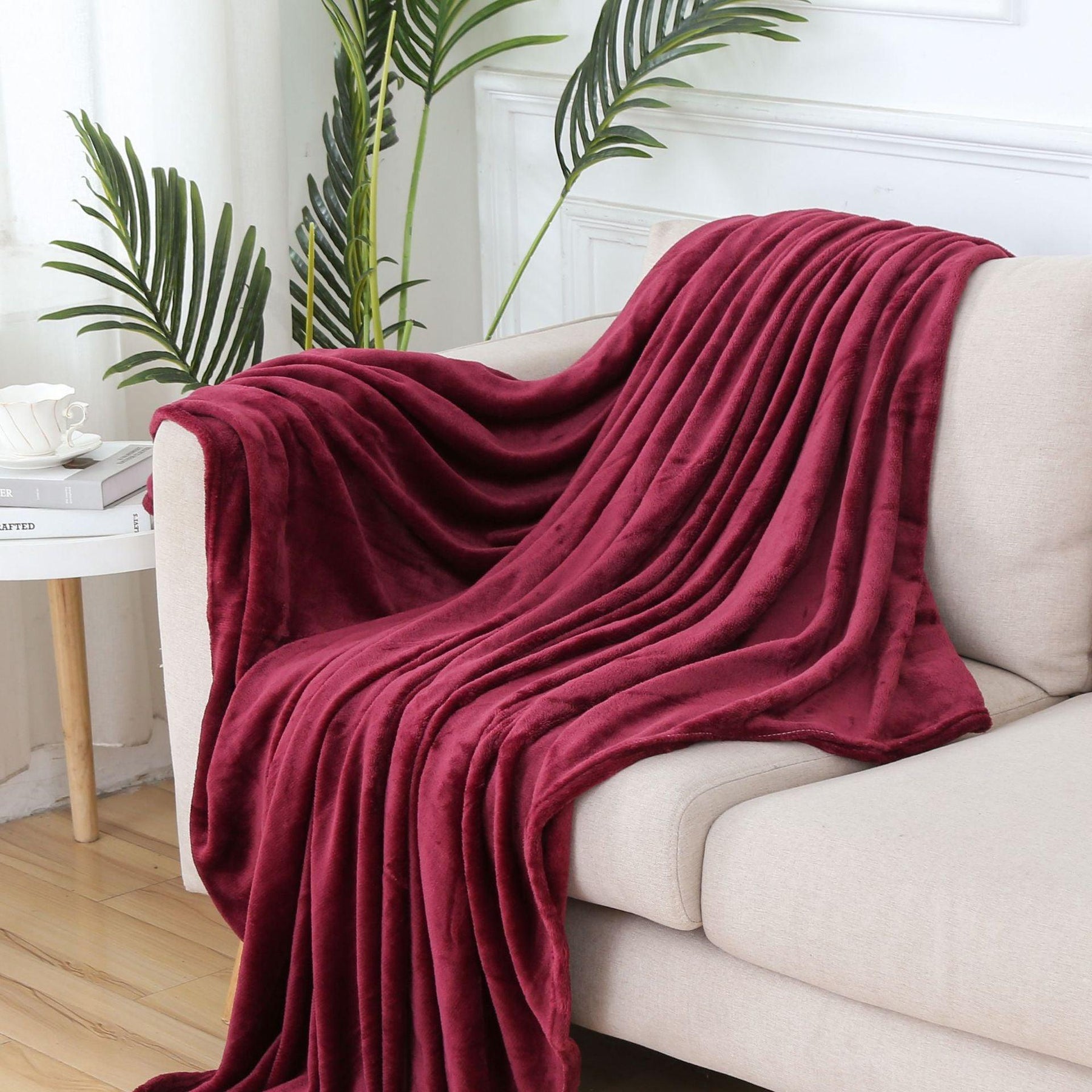 Fleece Throw Soft Fluffy Velvet Blanket - beddingbag.com