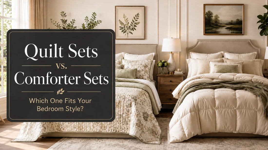 Quilt Sets vs. Comforter Sets