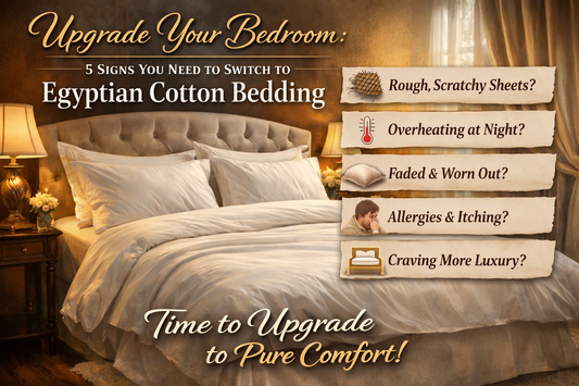 Upgrade Your Bedroom: 5 Signs You Need to Switch to Egyptian Cotton Bedding