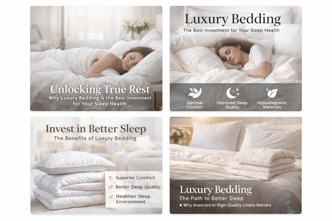 Unlocking True Rest: Why Luxury Bedding Is the Best Investment for Your Sleep Health