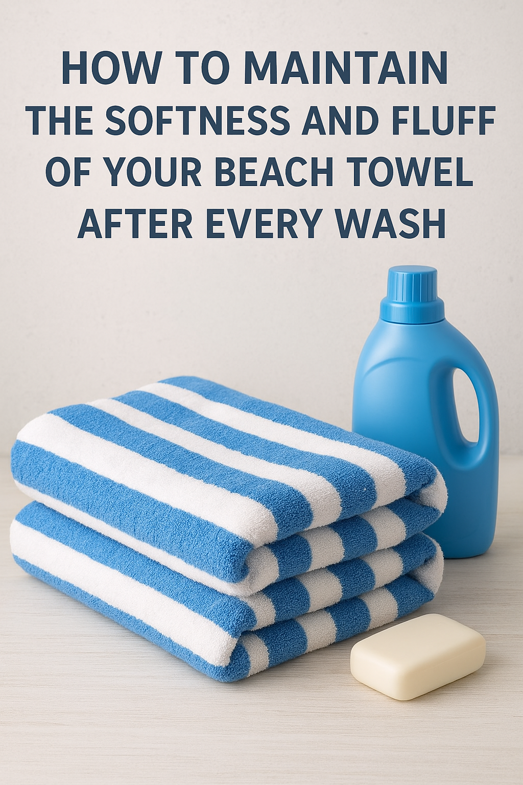 How to Maintain the Softness and Fluff of Your Beach Towel After Every Wash