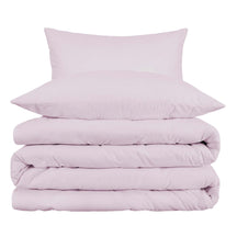 1000 Thread Count Cotton Blend Solid 3 Piece Duvet Cover Set