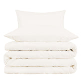 1000 Thread Count Cotton Blend Solid 3 Piece Duvet Cover Set