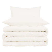 1000 Thread Count Cotton Blend Solid 3 Piece Duvet Cover Set
