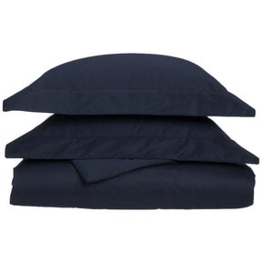 1000 Thread Count Cotton Blend Solid 3 Piece Duvet Cover Set