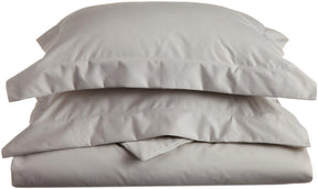 1000 Thread Count Cotton Blend Solid 3 Piece Duvet Cover Set