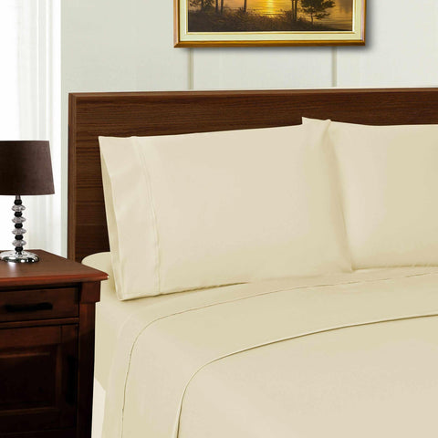 1000 Thread Count Lyocell Blend Bed Sheet Set Solid Deep Pocket