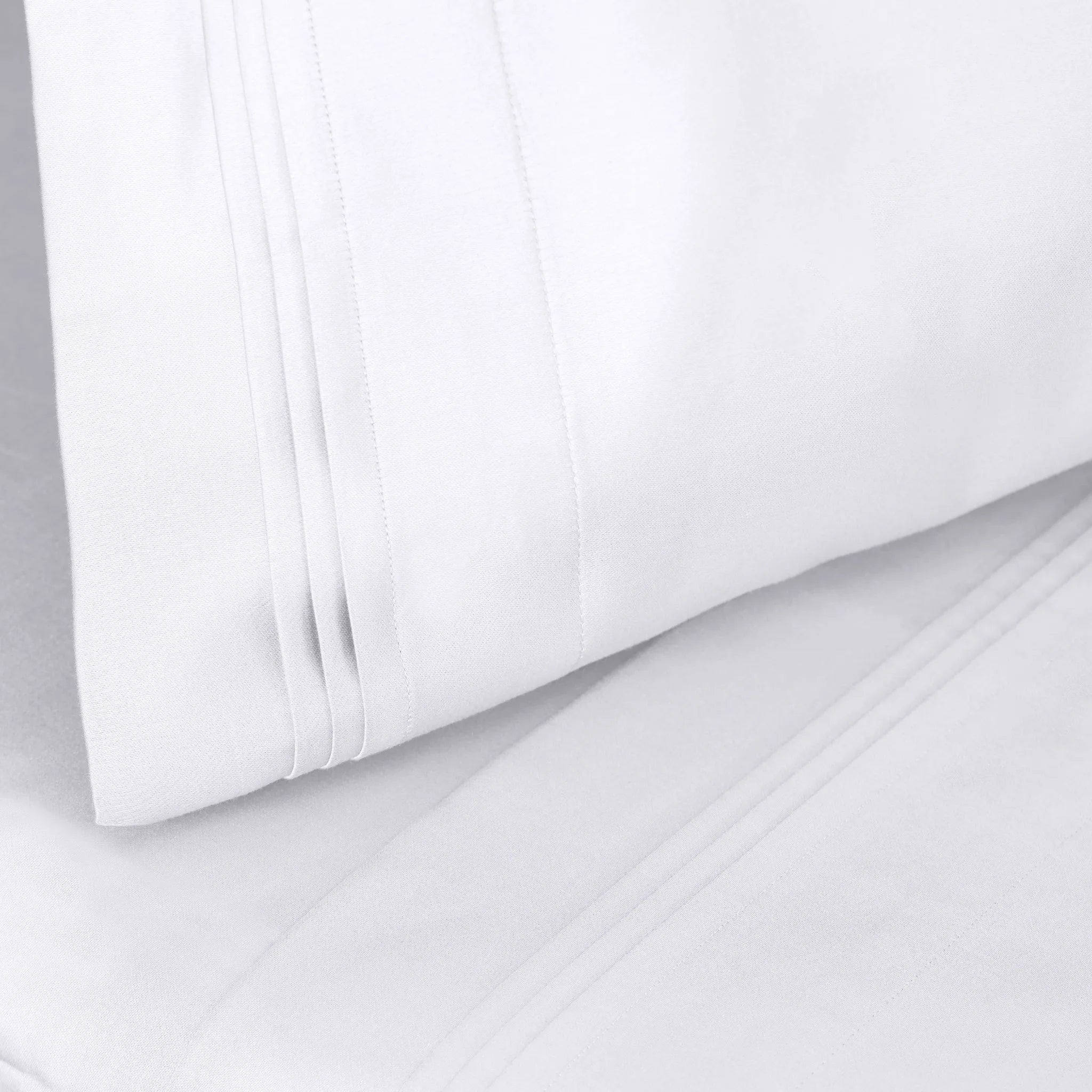 1000 Thread Count Egyptian Cotton Solid Pillowcase Set