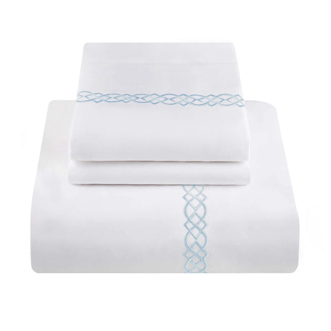 1000 Thread Count Egyptian Cotton Embroidered Duvet Cover