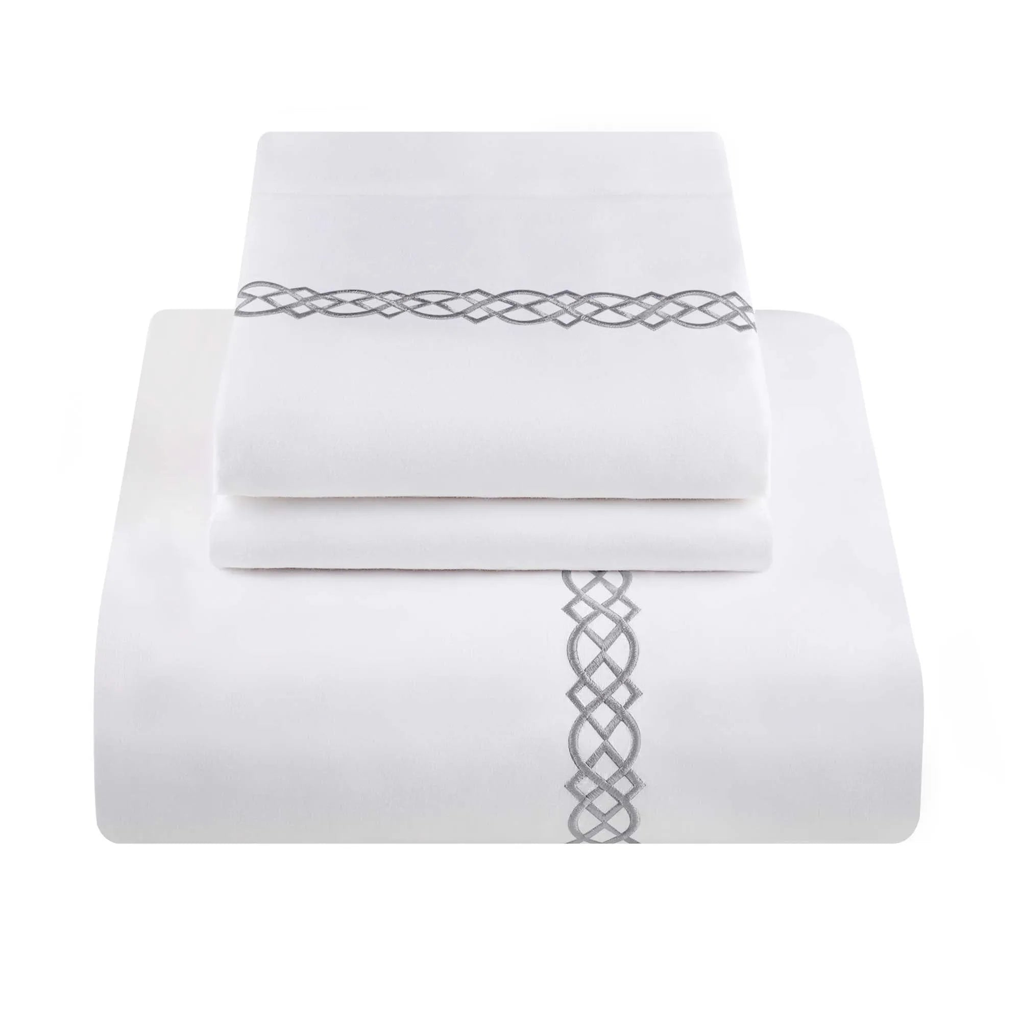 1000 Thread Count Egyptian Cotton Embroidered Duvet Cover Set