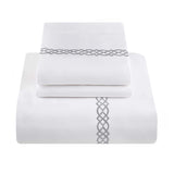 1000 Thread Count Egyptian Cotton Embroidered Duvet Cover Set