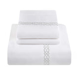 1000 Thread Count Egyptian Cotton Embroidered Duvet Cover Set