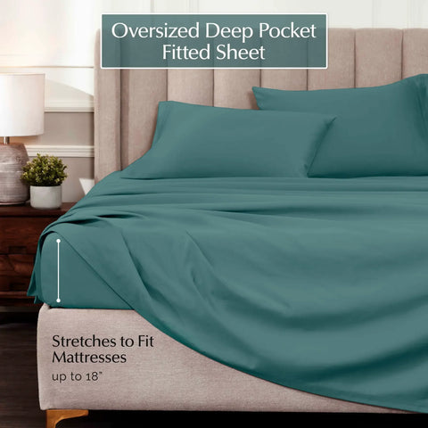 1000 Thread Count Egyptian Cotton Sateen Sheet Set